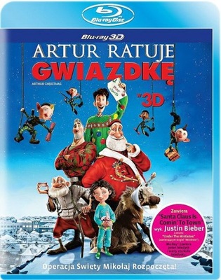 3D - ARTUR RATUJE GWIAZDKĘ - BLU-RAY 3D / 2D