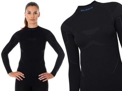 Bluza damska BRUBECK Thermo LS13100 czarna XL