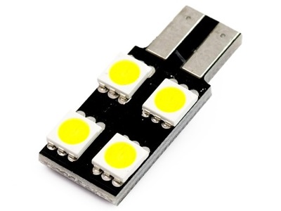 LUZ DIODO LUMINOSO LED LATERAL CAN BUS W5W T10 4 SMD CANBUS  