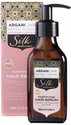 ARGANICARE SILK SERUM ROZPLĄTUJĄCE Z JEDWABIEM