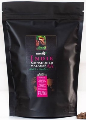 Kawa ziarnista Indie Monsooned Malabar AA 250g