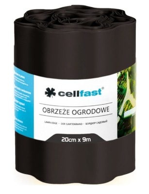 Obrzeże ogrodowe czarne 20 cm x 9 m - Cellfast