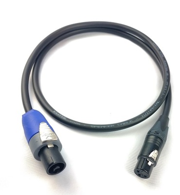 KLOTZ kabel 2x2,5 mm SPEAKON na XLR NEUTRIK 2m