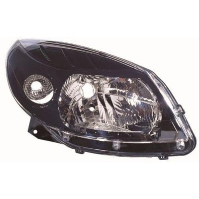 Фара лампа dacia sandero '08- правая depo фото №1