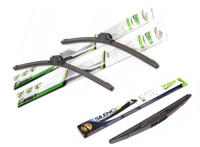 WIPER BLADES VALEO FRONT+REAR FOR NISSAN MURANO 2016-  