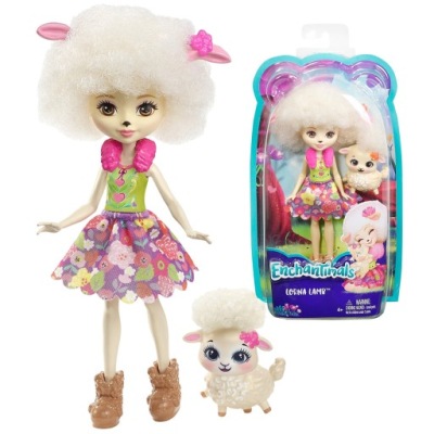Enchantimals Pet Doll LORNA JAHŇACIE, BARANIE