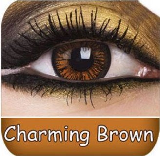 Soczewka Kolorowa ColourVUE Charming Brown -7,50