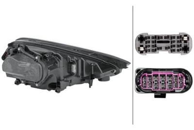 REFLEKTORIUS ŽIBINTAS 1EX 011 745-151 HELLA PORSCHE 