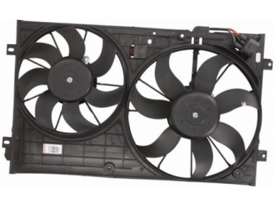 Вентилятор радиатора vw golf plus 1.2-2.0 фото №1