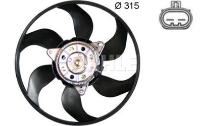 VENTILADOR CHLODZENIE DEL MOTOR BEHR CFF 382 000S  