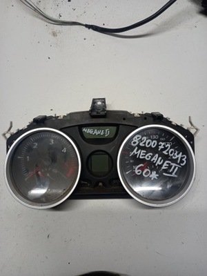 Счетчик приборы renault megane ii 8200720313 фото №1