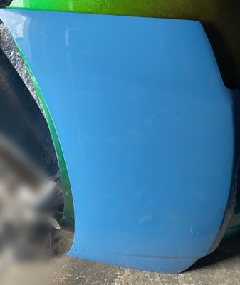 Капот fiat panda ii niebieska голубой цвет 169 фото №1