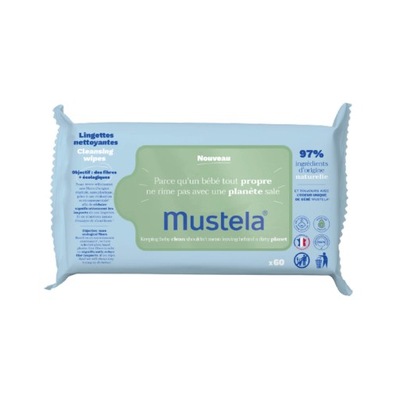 MUSTELA Chusteczki Lyocell 60szt. KRÓTKA DATA: 01.09.2024