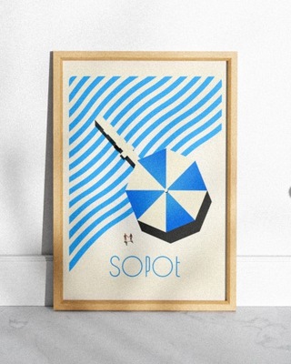 Plakat "Sopot" 50x70 cm