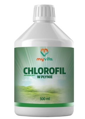 Wsparcie Jelit Chlorofil MyVita Chlorofił w Płynie 500 ml