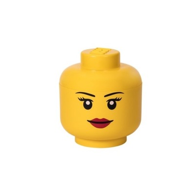 Pojemnik Duża Głowa LEGO - Dziewczynka Na Klocki