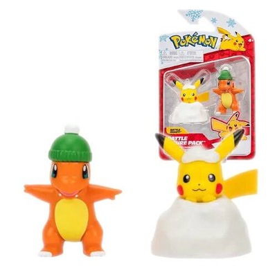 Pokemon Holiday Figurki Pikachu Charmander