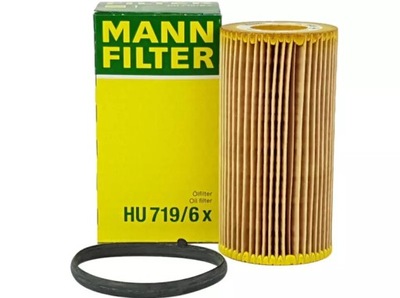 MANN FILTER HU 719/6 X AUDI A4 B6 B7 00-08 2.0 TFSI TURBO FILTRO ACEITES  