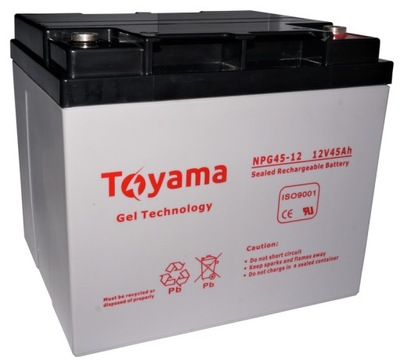 Akumulator żelowy Toyama NPG 45 12V 45Ah