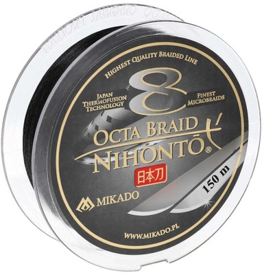 Plecionka Mikado Octa Braid 0.14mm 150m czarna