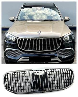 Решётка радиатора mercedes gls x167 maybach style amg решётка радиатора фото №1