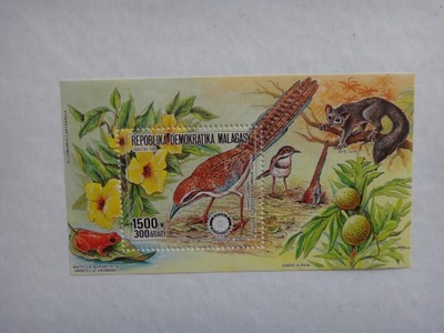 Madagaskar 1988, Ptaki, zwierzęta, fauna