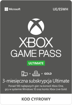 Subskrypcja XBOX GAME PASS ULTIMATE 3 MIESIĄCE | GOLD | EA PLAY | KLUCZ
