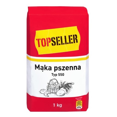 Mąka pszenna Typ 550 1kg TOPSELLER