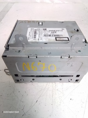 N670 RADIO TIUNERIS CD OPEL ASTRA J 20983513 