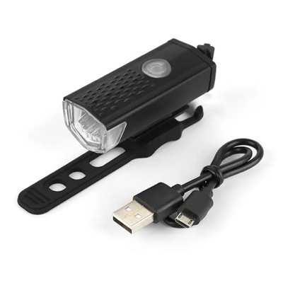 LAMPKA ROWEROWA PRZÓD PRZEDNIA OŚWIETLENIE LED CREE AKUMULATOROWA USB