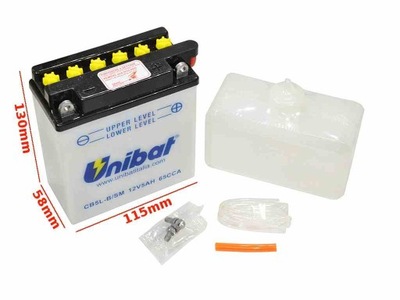 АККУМУЛЯТОР UNIBAT CB5L-B P+ 5AH YB5L-B