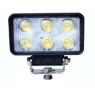 LAMPA ROBOCZA 6 LED HALOGEN 12V 24V LEDOWA