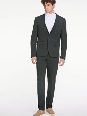 LINDBERGH SLIMFIT GARNITUR CIEMNO-ZIELONY 44