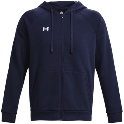 Bluza męska Under Armour Rival Fleece FZ Hoodie granatowa r.L