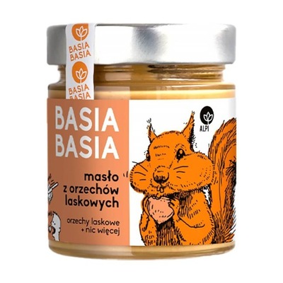 Basia Basia Masło z orzechów laskowych 210g