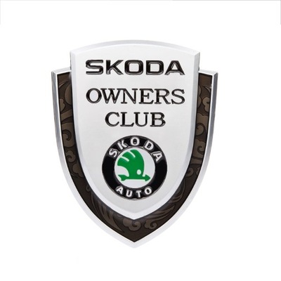 Naklejka na samochód Skoda Logo Tarcza