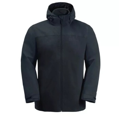 Kurtka M Jack Wolfskin TAUBENBERG 3IN1 black - XL