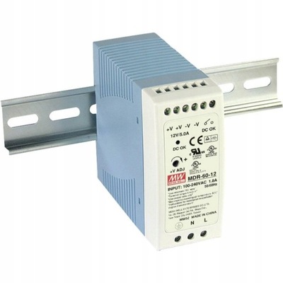 Zasilacz MEAN WELL MDR-60-12 12VDC 5A 60W