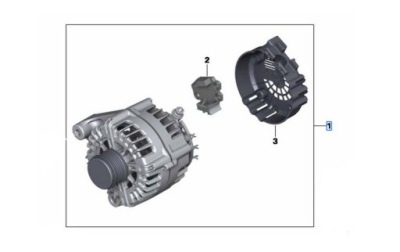 Генератор bmw 5 f10 525d 525dx оригинал фото №1