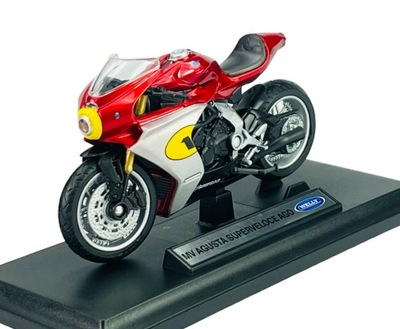 MOTOR WELLY MV AGUSTA SUPERVELOCE AGO 1:18