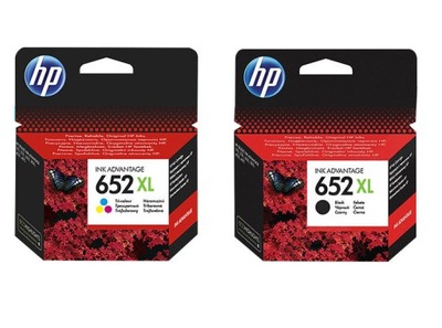 Komplet tuszy do HP - 652 XL 652xl WERSJA XL Ink Advantage