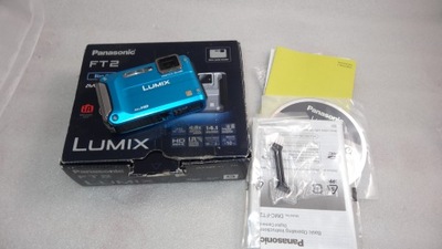 Aparat cyfrowy Panasonic Lumix DMC-FT3 niebieski uszkodzony
