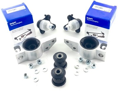 Втулки рычагов + шарниры vw touran перед delphi фото №1