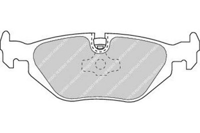 КОЛОДКИ ТОРМОЗНЫЕ BMW 3 (E36) Z1 Z3 (E36) Z4 (E85)