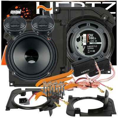 HERTZ DSK160 ALTAVOCES VW POLO 6N2 PARTE TRASERA DISTANCIAS DYS  