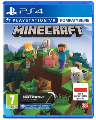 Minecraft Bedrock Edition + Štartovací balík PL (PS4)