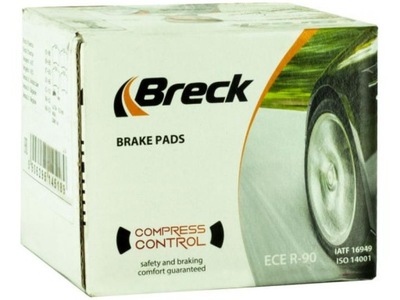 PADS BRAKE FRONT BRECK 20753 00 701 00  