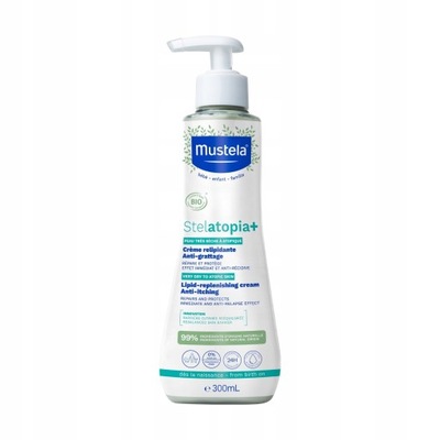 MUSTELA Stelatopia Krem uzupełniający lipidy 300 ml