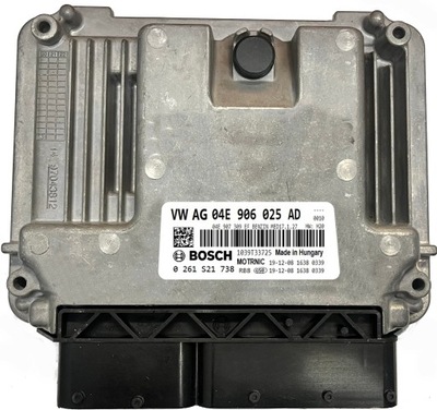 ECU VW SKODA VAG 04E906025AD 0261S21738 MED17.1.27