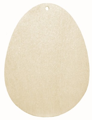 Jajko drewniane zawieszka decoupage 10cm sklejka
